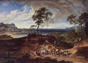 Landschaft nach einem Gewitter by Joseph Anton Koch