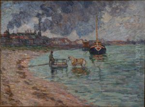 Bord de Seine a Charenton by Armand Guillaumin