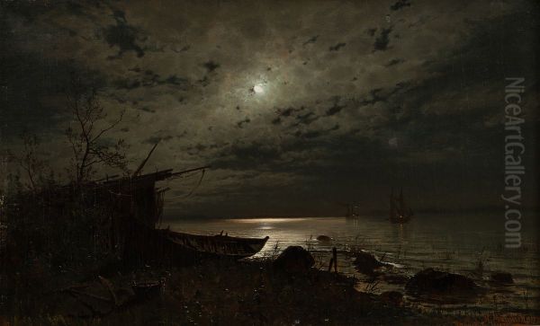 Moonlight over the Sea - view 1