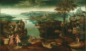 Story of Tobias and the angel from the Book of Tobit by Joachim Patinir