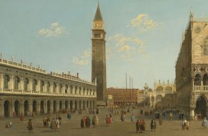 A View of the Piazzetta looking North towards the Piazza San Marco