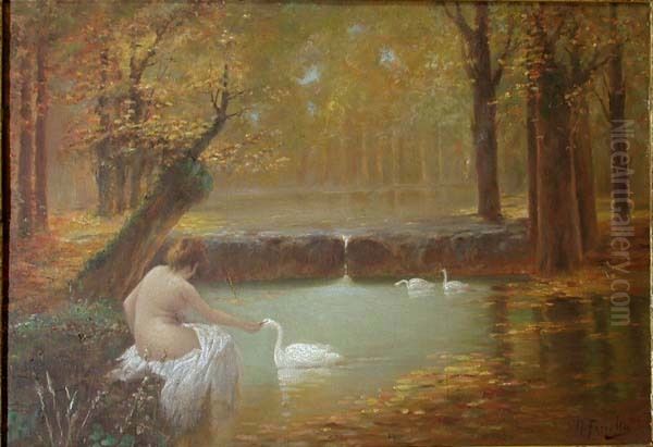 Le bain avec les cignes - view 1