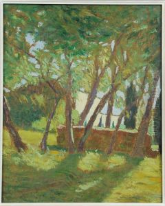 Forest (or Landscape with house) by unknown