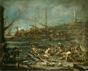 Imbarco dei galeotti nel porto di Genova