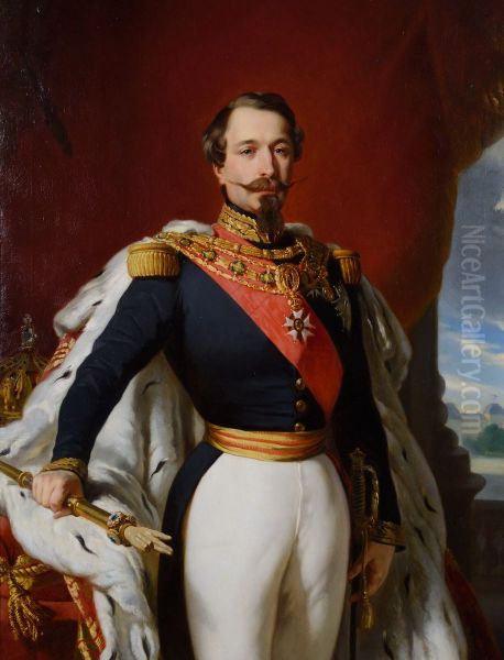 Portrait of EmperorNapoleon III(1808-1873) in Coronation Robes - view 1