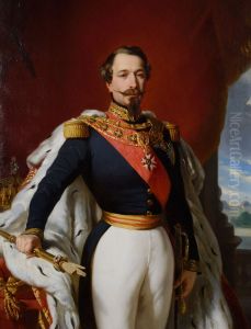 Portrait of EmperorNapoleon III(1808-1873) in Coronation Robes