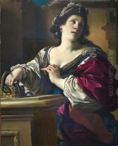 Suicide of Cleopatra by Giovanni Francesco Barbieri