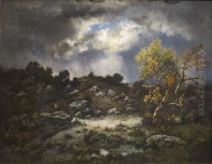 The Approaching Storm by Narcisse Virgilio Diaz