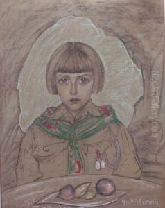 Portret chlopca by Stanislaw Ignacy Witkiewicz (Witkacy)