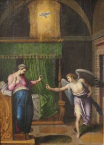 Annunciation by Marcello Venusti