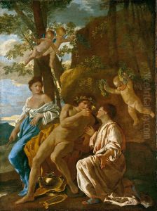 The Poet's Inspiration by Nicolas Poussin