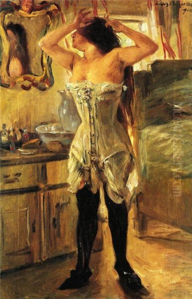 In a corset - view 1