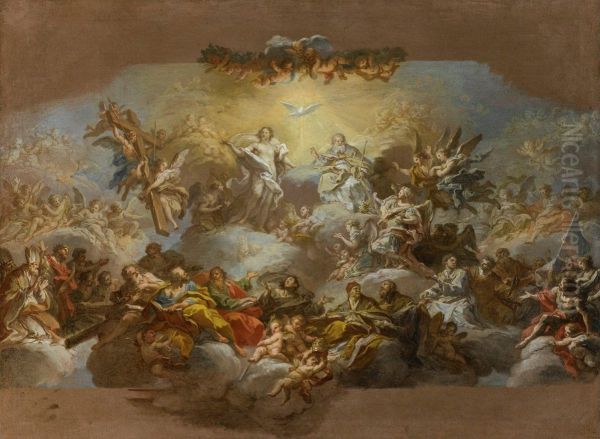 The Holy Trinity and Saints in Glory - view 1