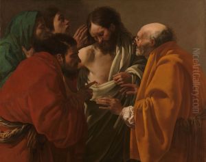 De ongelovige Thomas by Hendrick Ter Brugghen