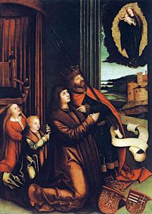 St Ladislas Presents Wladislav II and his Sons to the Virgin St Ladislas Presents Wladislav II and his Sons to the Virgin