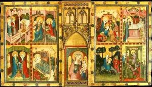 Oltarz Maryjny w Frondenbergu by Master of the Frondenberger Altarpiece