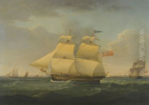 The Snow, Thames, in Two Positions off Harwich