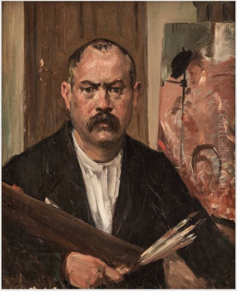 Self-portrait without a collar - view 1