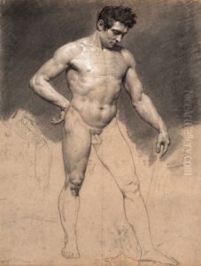 Male Nude Study by Constance Marie Charpentier