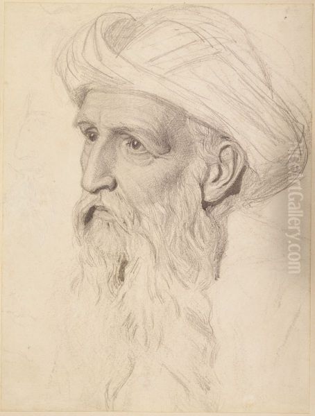 Study for the Head of Elijah - view 1
