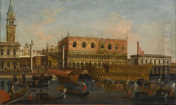 The Piazetta with the Bucintor - view 1