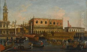 The Piazetta with the Bucintor
