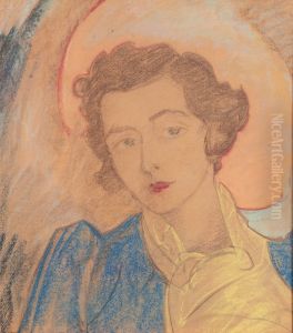 Portret kobiecy by Stanislaw Ignacy Witkiewicz (Witkacy)