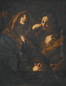 The Two Maries with Saint John the Evangelist by Giovanni Battista Benaschi