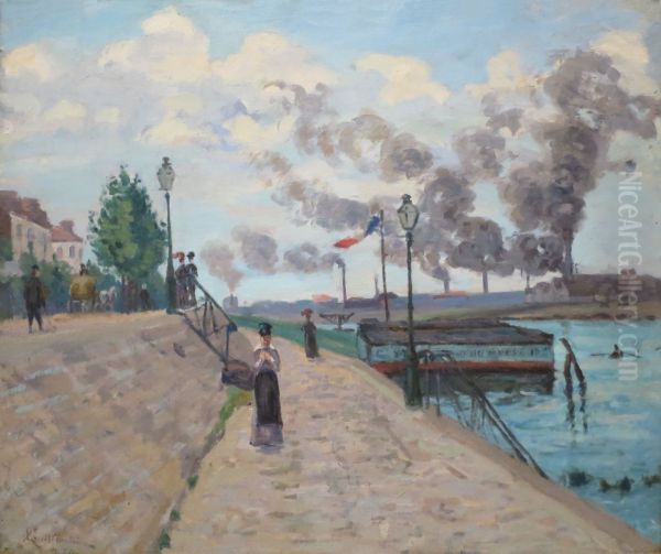The Seine at Charenton by Armand Guillaumin