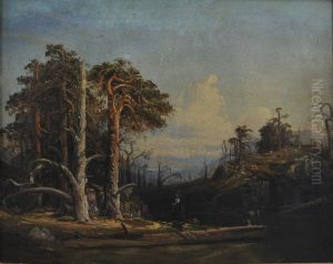 Painting by Magnus Thulstrup Bagge