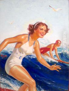 Two Surfer Girls Two Surfer Girls