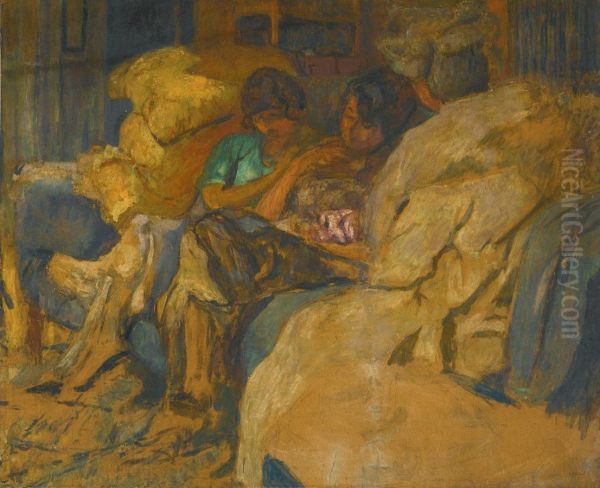 Trois Femmes Sur un Canape au Clos Cezanne - view 1