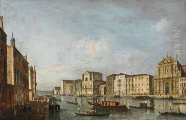 Venice, A View of the Grand Canal with the Churches of Santa Lucia and the Scalzi - view 1