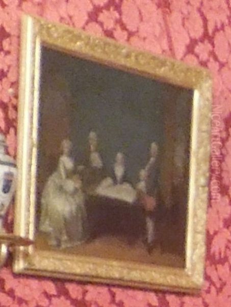 Portrait of Jan Frederik Bachman (1720-1774) and his family - view 1