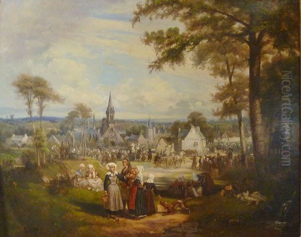 Kermesse bretonne (Notre-Dame-de-Confort). - view 1