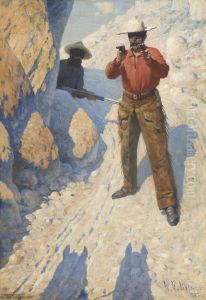 The Hold Up (The Ambush) by William Robinson Leigh