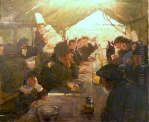 Jour de bapteme en pays bigouden by Lucien Simon