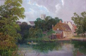 Ringwood Church and Bolderswood, New Forest, Hants