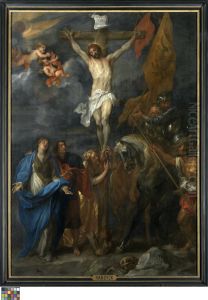 Christ on the cross or christ with the the sponge by Sir Anthony Van Dyck