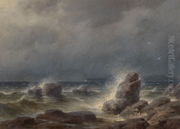 Brandung vor der Kuste der Insel Melada - view 1