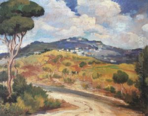 Route Menant A Beit Mery. by Moustafa Farroukh