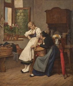 Gossiping by Camille Aflred Pabst