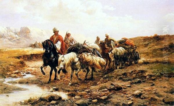 Cossack camp - view 1
