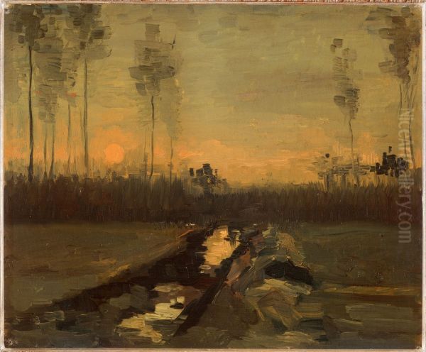 Evening landscape / Landscape at Dusk - view 1