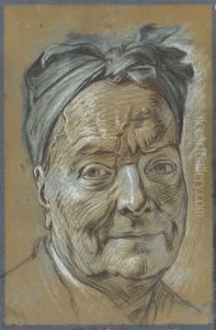 Portrait of Louis de Silvestre by Maurice Quentin de La Tour