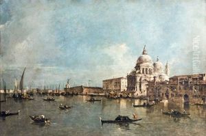 Santa Maria della Salute church in Venice by Francesco Guardi