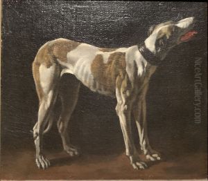 Study of a greyhound by Pieter van Laer