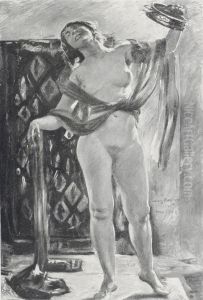 Schleiertanzerin by Lovis (Franz Heinrich Louis) Corinth