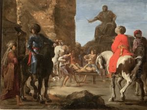 The Martyrdom of the Prophet Isaiah by Leonaert Bramer