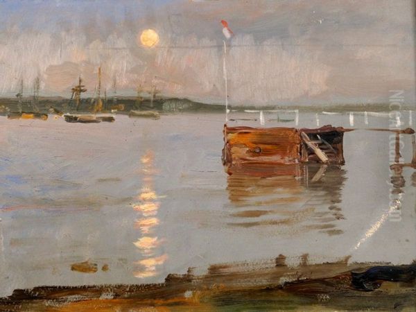 In Jetty in the Moonlight - view 1